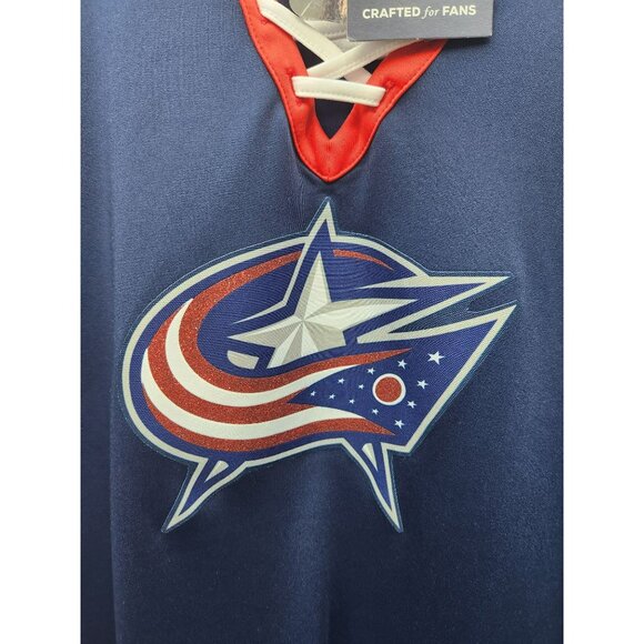 Fanatics NHL Womens Blue Jackets Jersey XLG Size - Picture 7 of 10